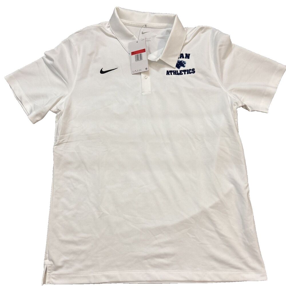 Men's Nike Dri-Fit Franchise Golf Polo L CI4470-100, NWT - College Logo